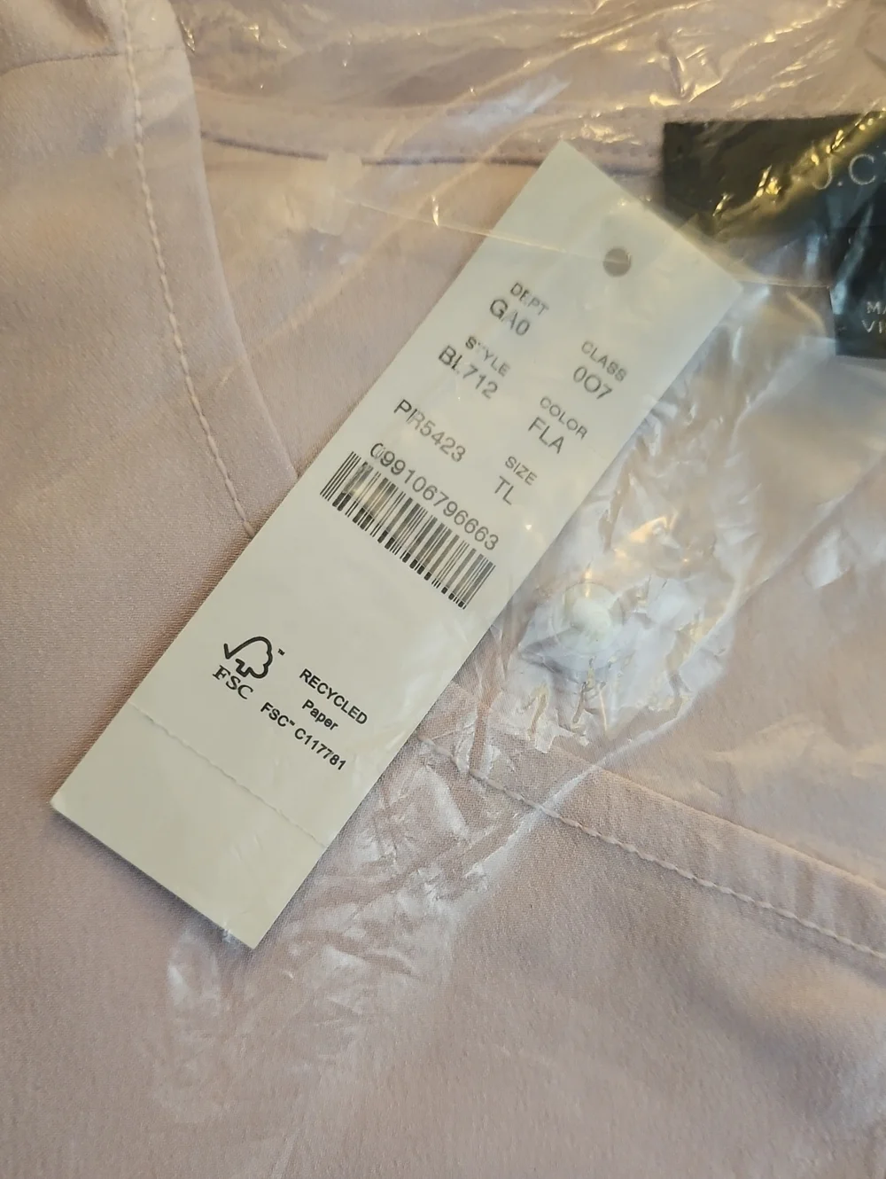 NWT J. Crew Puff Sleeve Satin-Back Crepe Top Size LT